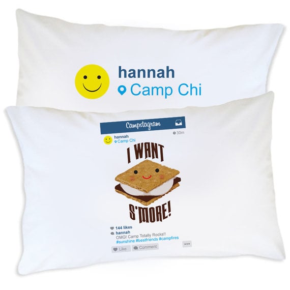 personalized s'mores pillowcase