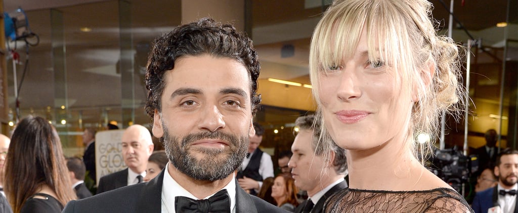 Celebrities hanging out with Oscar Isaac at theGolden Globes