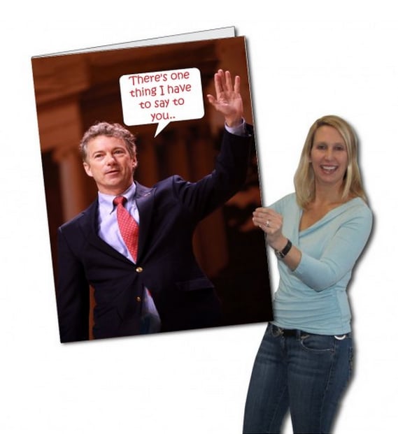 Giant Rand Paul Birthday Card