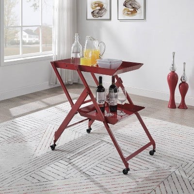 MiBasics Melgore Folding Server Cart