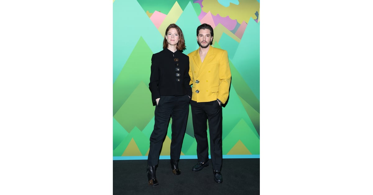 Kit Harington and Rose Leslie make stylish appearance for Louis Vuitton  Menswear show - ABC News