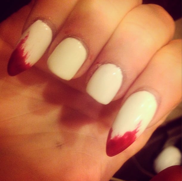 Fang Like Fingers Halloween Nail Art Ideas Popsugar Beauty