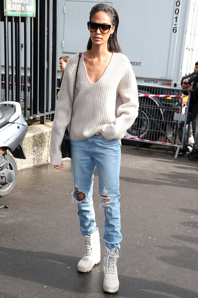 Joan Smalls at Fashion Week Fall 2016
