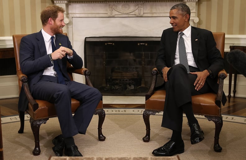 He's gotten closer to Prince Harry than any of us will ever be.