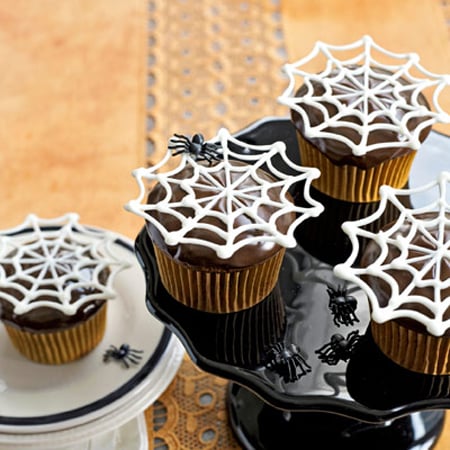 Spiderweb Cupcakes