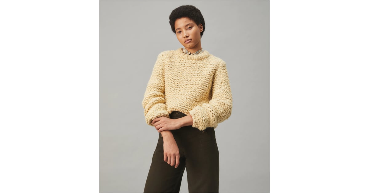 Tory Burch Hand-Knit Bouclé Sweater | Get in the Fall Spirit With 57 New  Releases Our Editors Want to Buy This Season | POPSUGAR Smart Living Photo 4