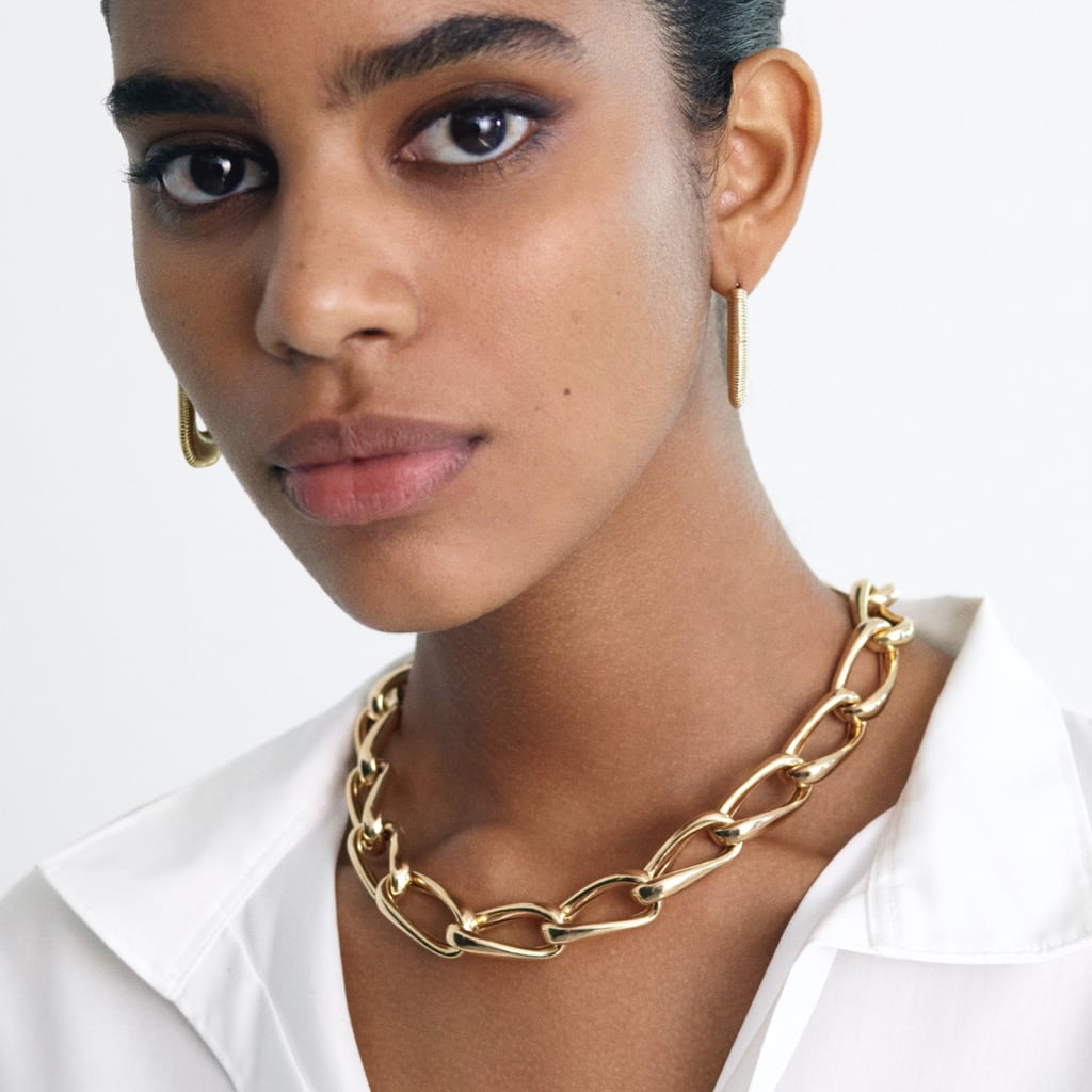 "This Mejuri x Frame Le Chain Necklace ($495) is perfect for every day. It's a way to add something special to your basics. I would wear it with T-shirts and oversize cardigans or blazers on repeat."