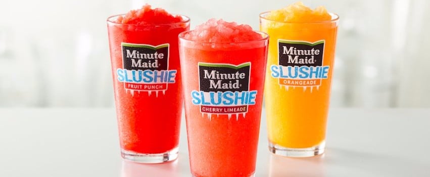 McDonald's Minute Maid Slushies