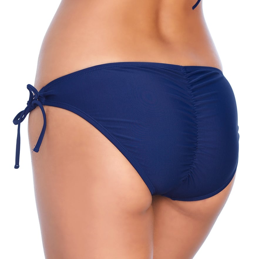 The Ibiza Ruched Bikini Bottoms ($21, originally $36) comes with side ties.