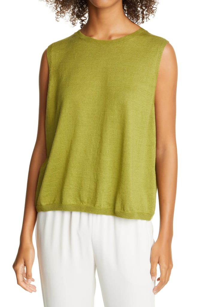 Eileen Fisher Organic Linen & Cotton Shell