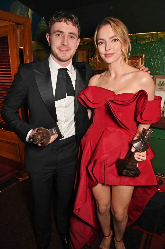 Jodie Comer and Paul Mescal at the 2023 Olivier Awards