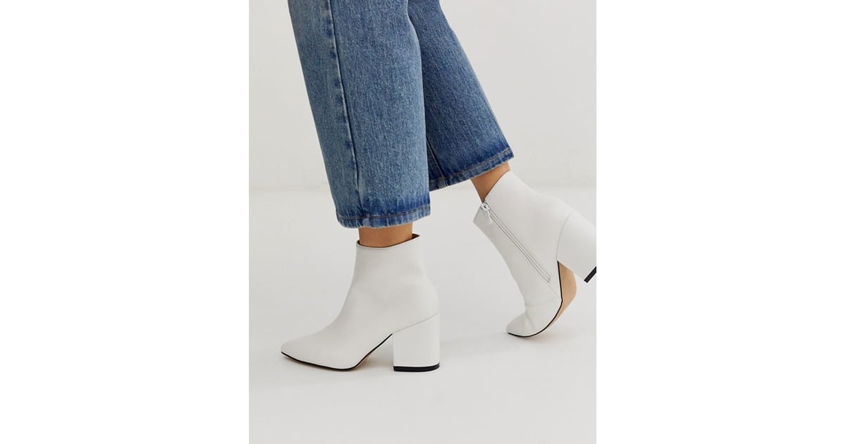Raid white ankle boots new arrivals