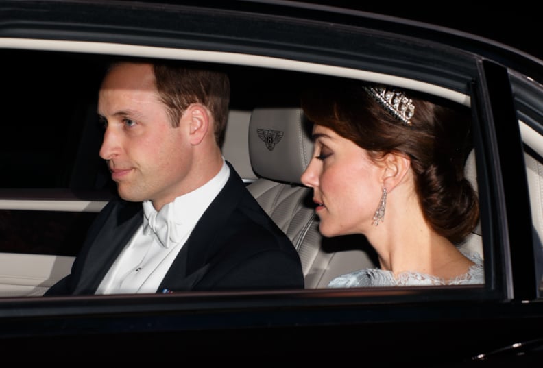 And Tried On Princess Diana's Tiara For the Diplomatic Reception