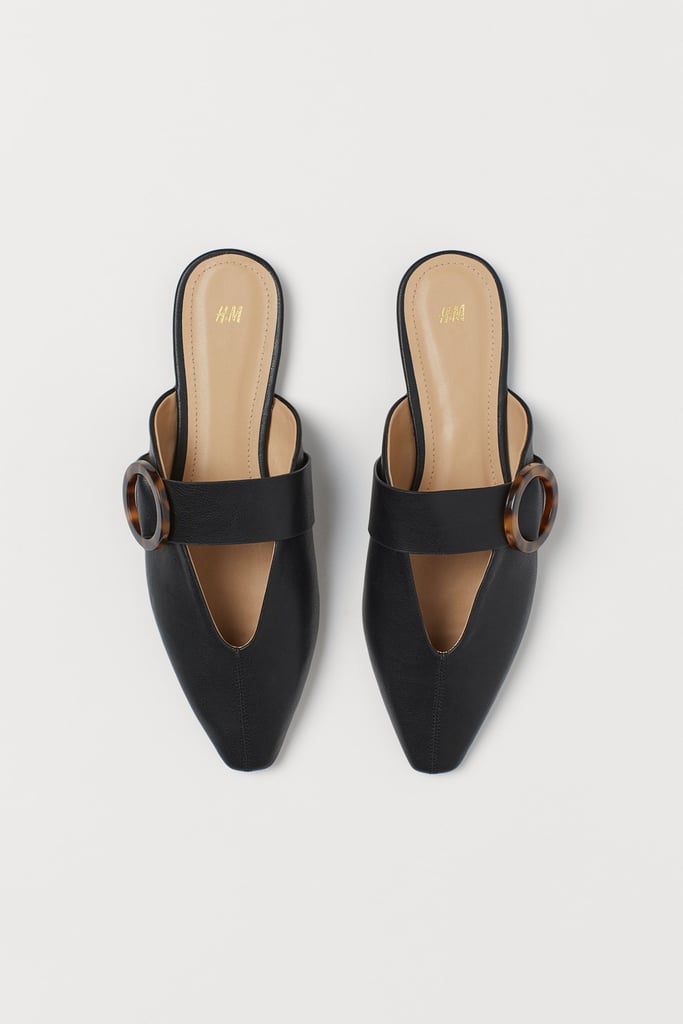 H&M Faux Leather Mules
