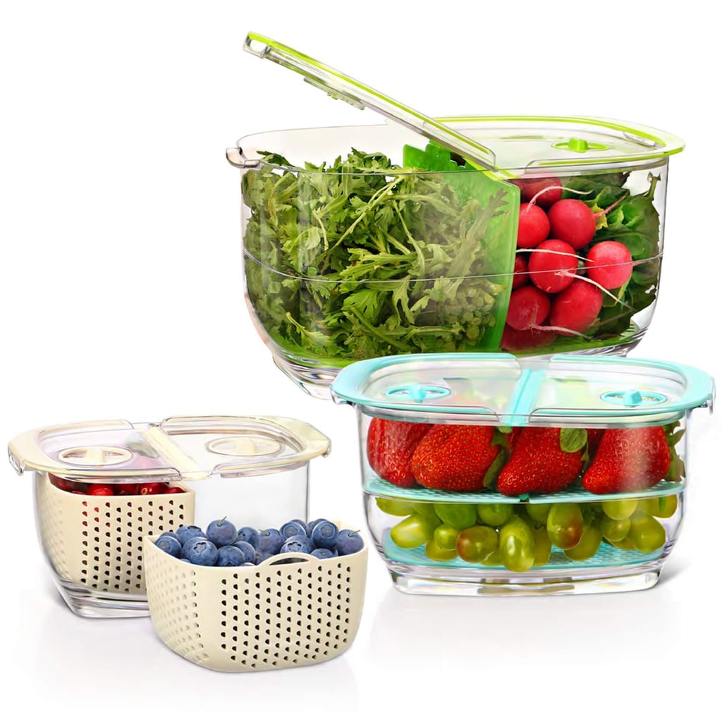 LUXEAR Produce Saver Veggie Fruit Storage Containers