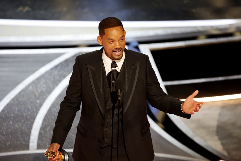 March 27, 2022: Will Smith Apologizes to the Academy and Nominees at the 2022 Oscars