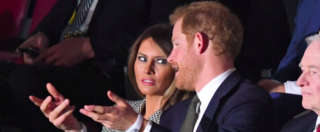 So, Melania Trump Met Prince Harry — You Be the Judge of How It Went