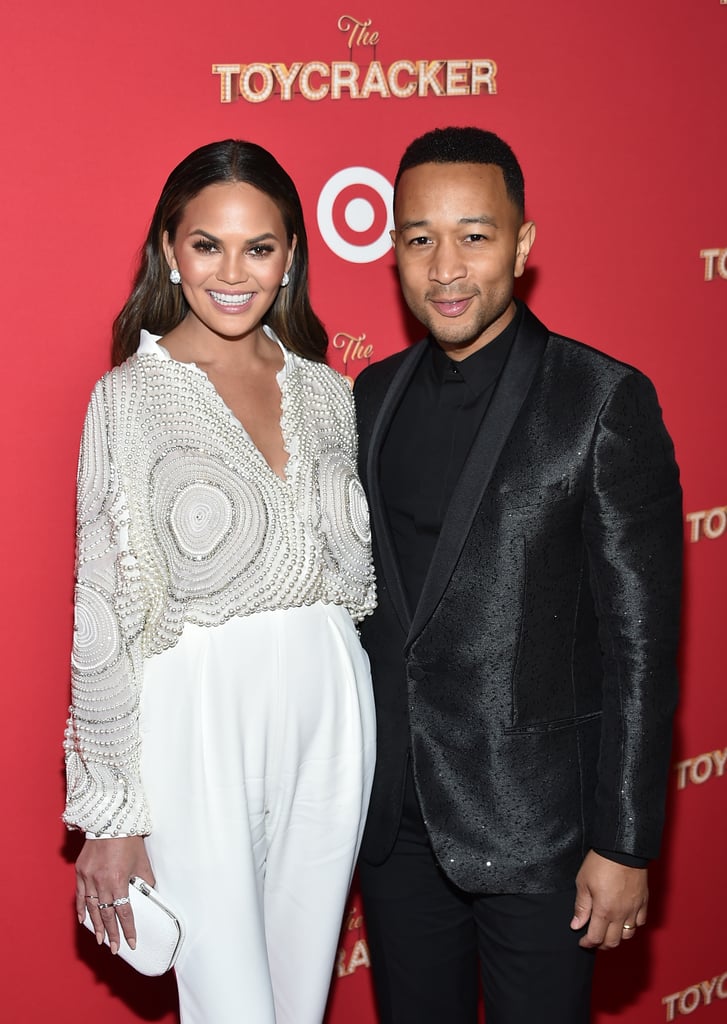 Chrissy Teigen and John Legend at Target's Toycracker Event
