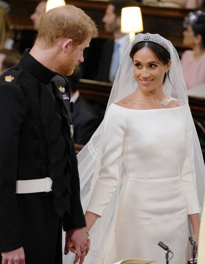 She Completed Her Bridal Look with a Tiara Loaned by Queen Elizabeth
