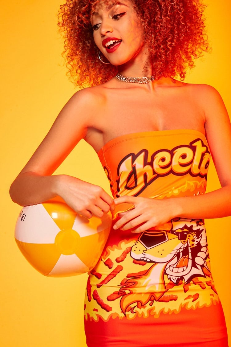 Forever 21 Cheetos Graphic Tube Dress