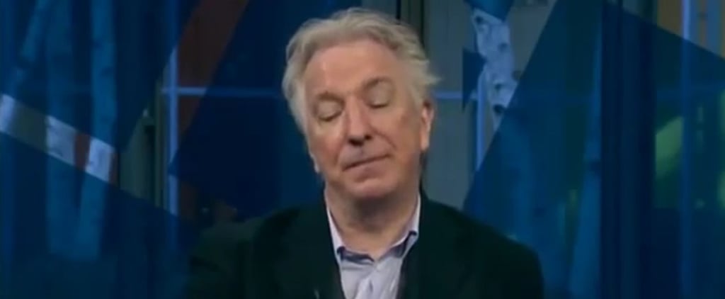 Best Alan Rickman Interview Response | Video