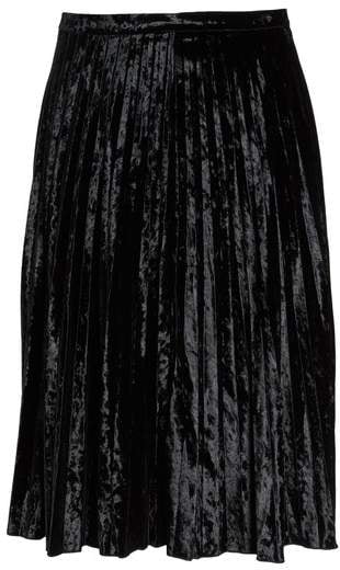 Glamorous Velvet Pleat Skirt Victoria Beckham Is Bringing the