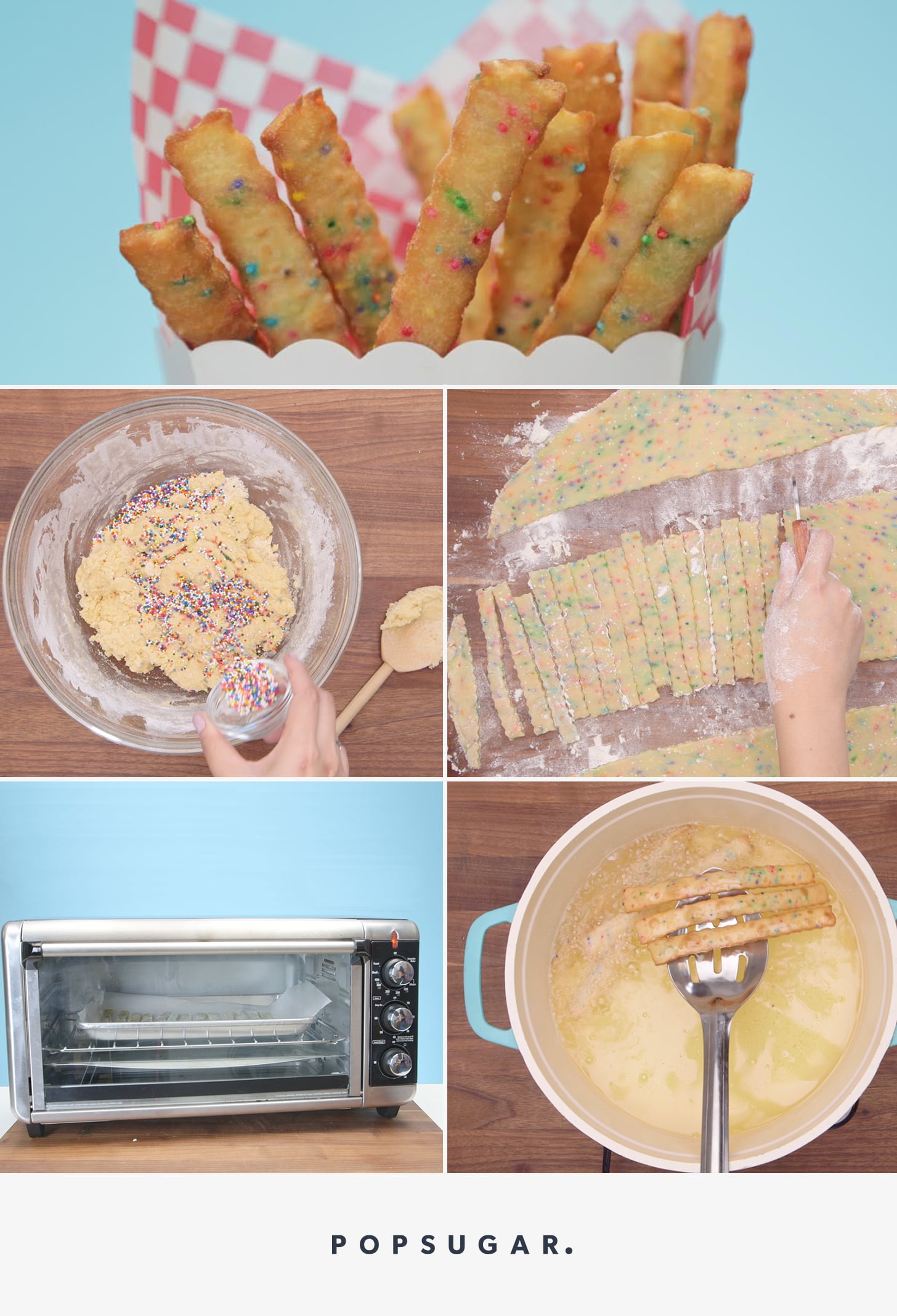 DeepFried Cookie Fries Recipe POPSUGAR Food