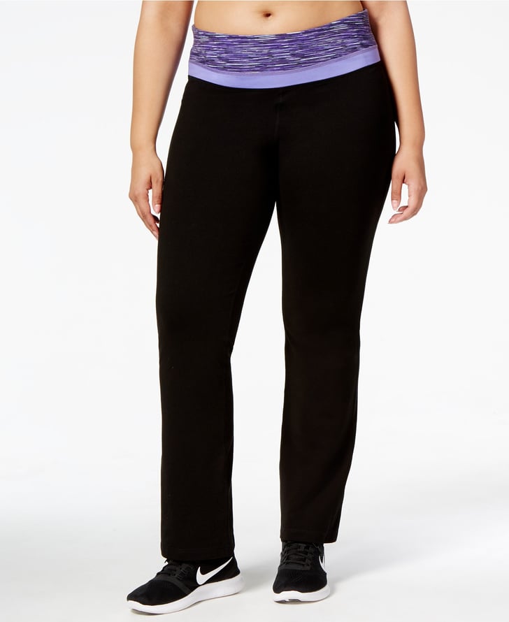 Ideology Space-Dyed Waistband Yoga Pant | Best Plus-Size Activewear ...