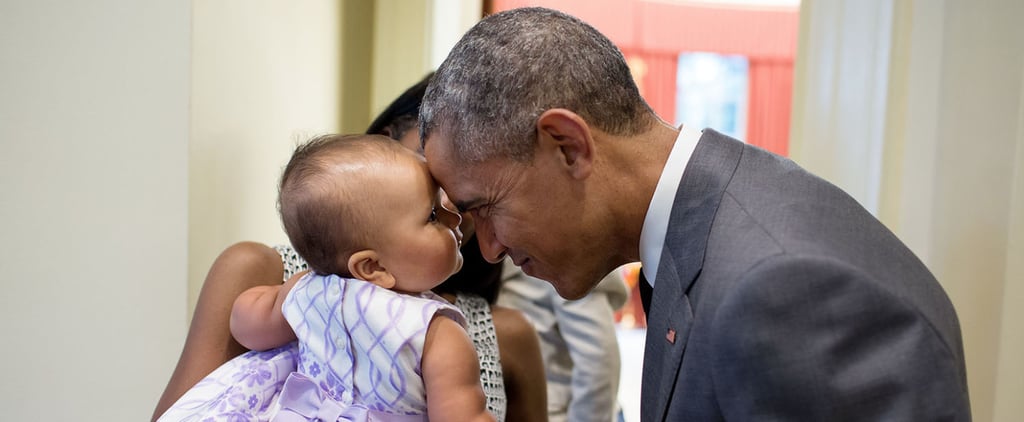 Pictures of President Obama and Babies
