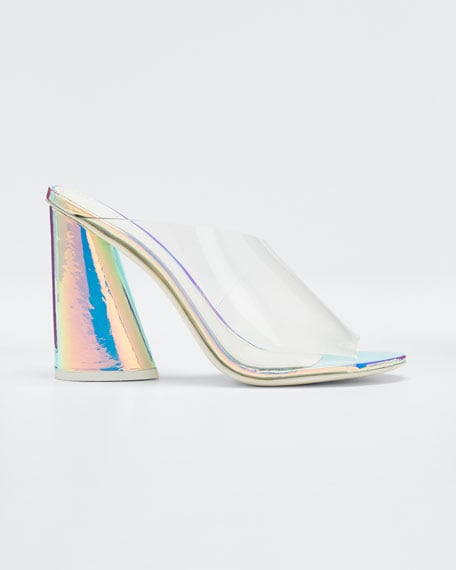 Mercedes Castillo Kuri Transparent Slide Sandals