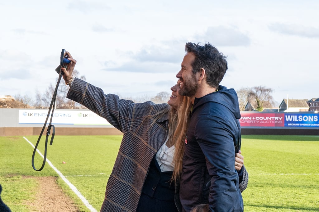 Ryan Reynolds and Blake Lively at Wrexham FC