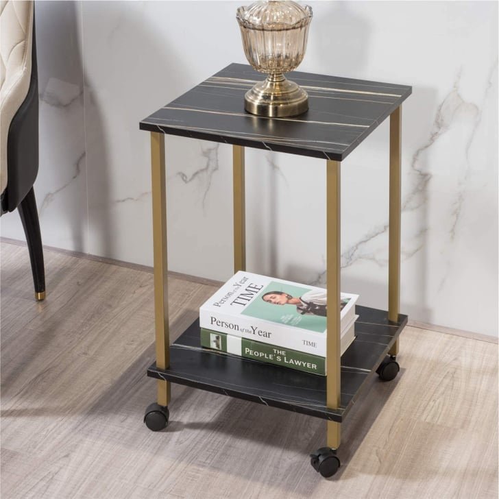 A Decorative End Table Dorriss Small End Table With Storage Shelf