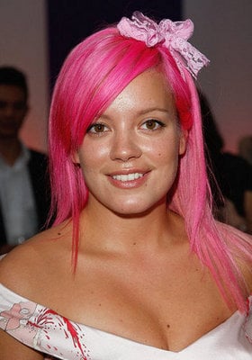 Dye your hair pink like Lily Allen with Fudge Paintbox ...