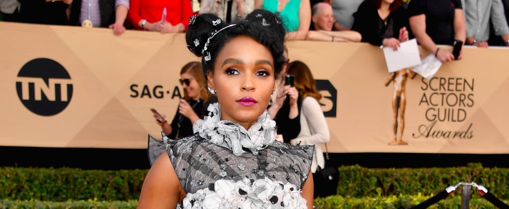 Janelle Monae Hair and Makeup at the 2017 SAG Awards