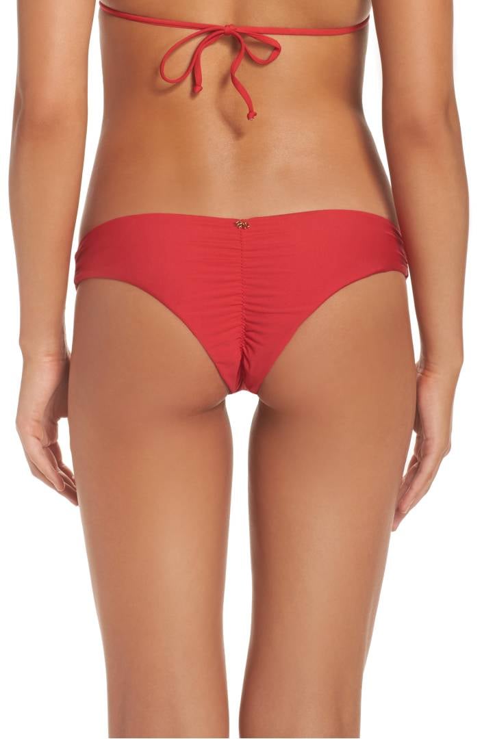 Pilyq Ruched Bikini Bottoms