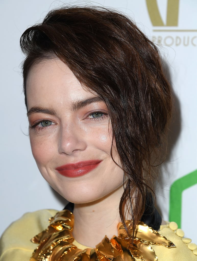 Emma Stone at the Annual Producers Guild Awards 2019 in Bronze Eye Shadow