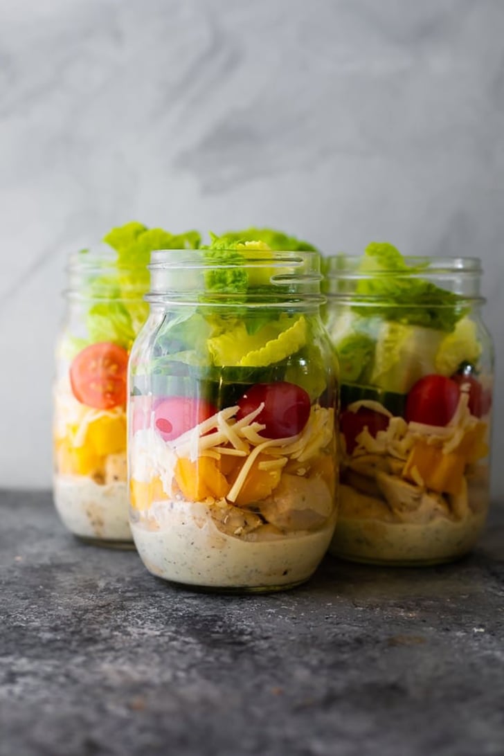 Ranch Chicken Jar Salad | 15 Low-Carb, Meal-Prep-Friendly Dinner ...
