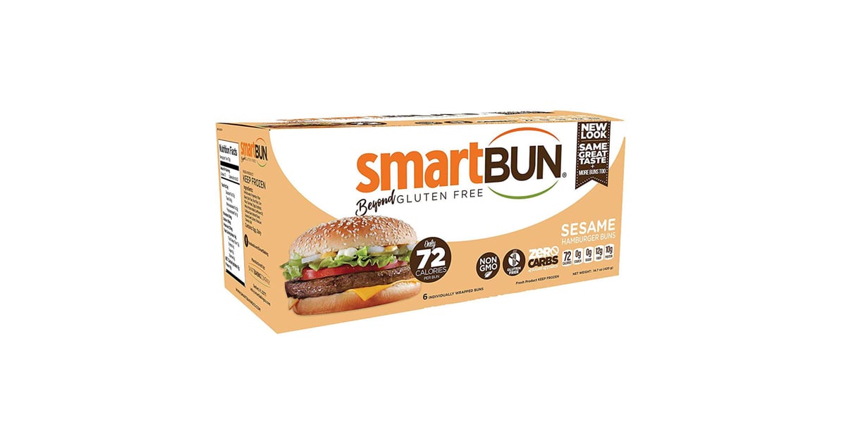 SmartBun Keto Sesame Hamburger Buns Best LowCarb Buns POPSUGAR