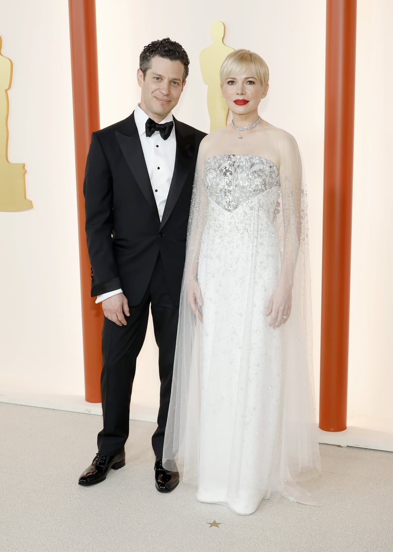 Thomas Kail and Michelle Williams at the 2023 Oscars