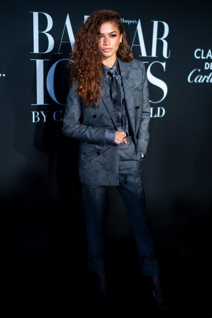 Zendaya Wears Berluti Suit to the 2019 Harper's Bazaar ICONS Party