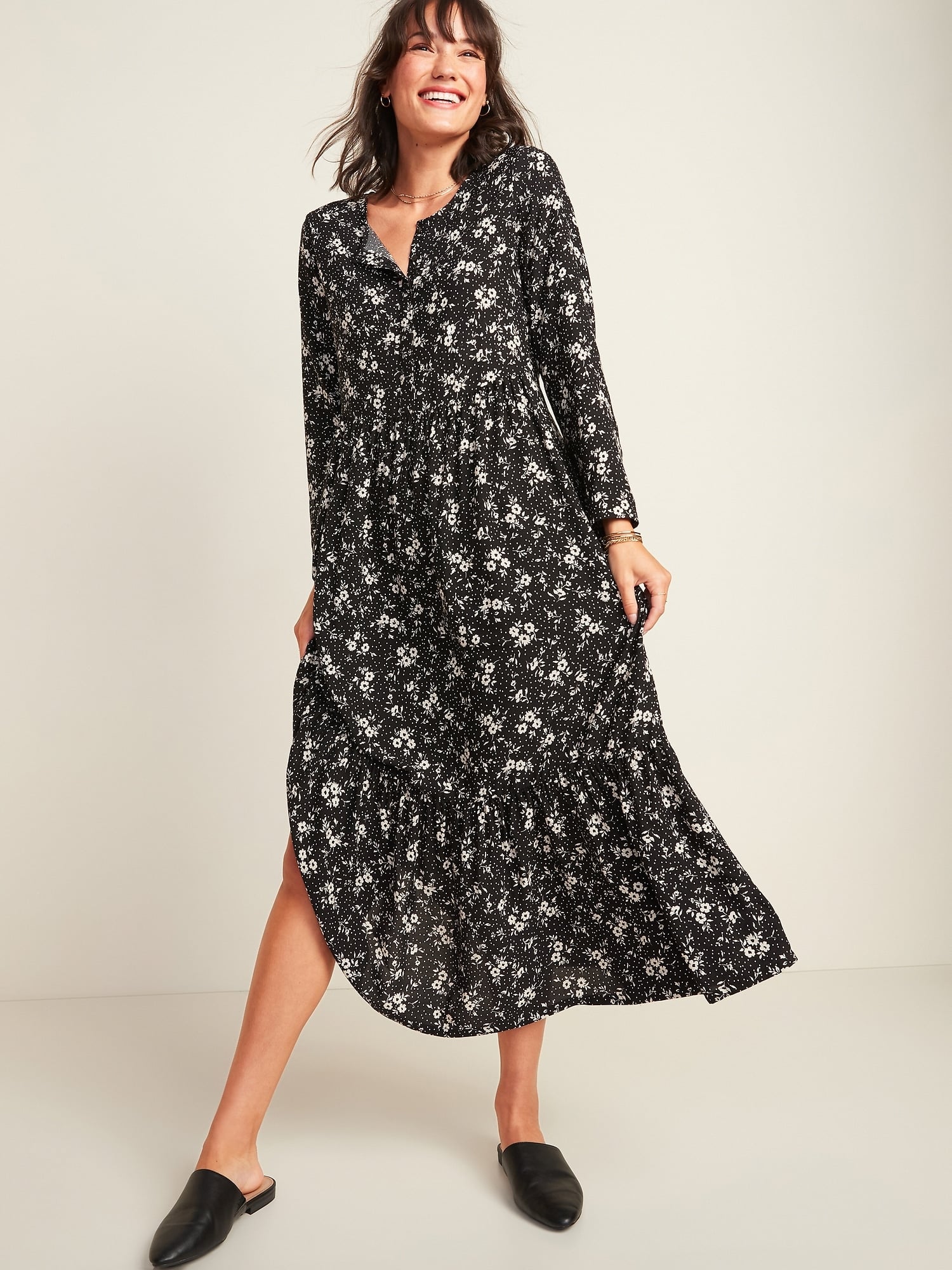Floral Print Maxi Dress These 13 Fall Dresses Look Way More