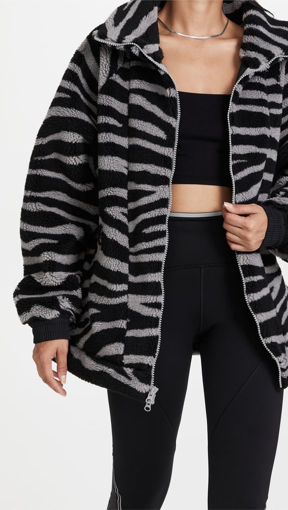 A Fleece Zip Up" Adidas by Stella McCartney Asmc J Fleece Jacket