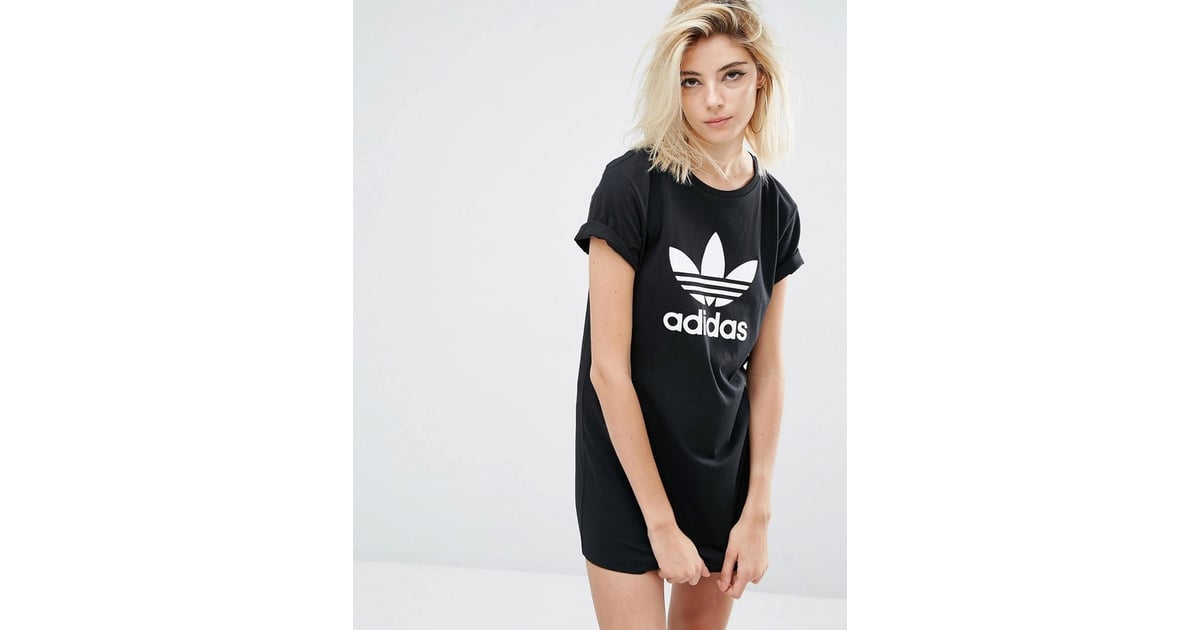 Adidas T-Shirt Dress With Trefoil Logo | to Lose All Self-Control When You See These 15 Summer Dresses From ASOS | POPSUGAR Fashion Photo 9