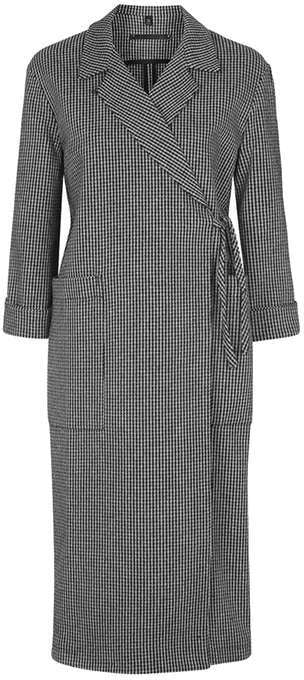 Topshop Boutique Houndstooth duster coat ($330)