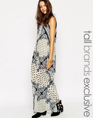 Glamorous Tall Paisley Maxi Dress ($50) | Affordable and On-Trend ...