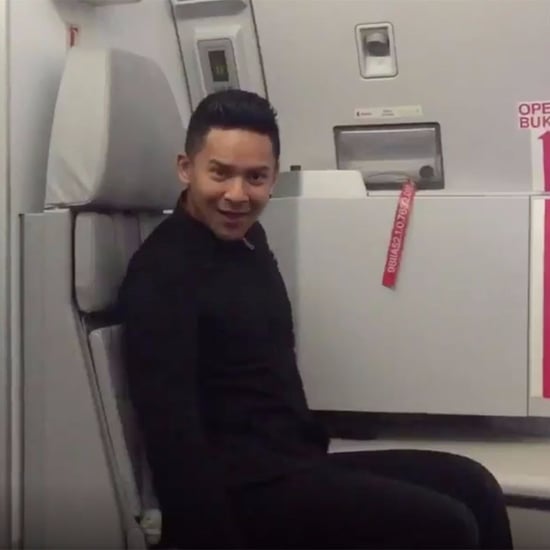 Flight Attendant Dancing to "Toxic" on Plane Video