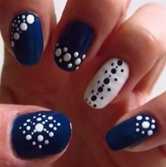 Polka-Dot Nail Art Tutorial From Instagram