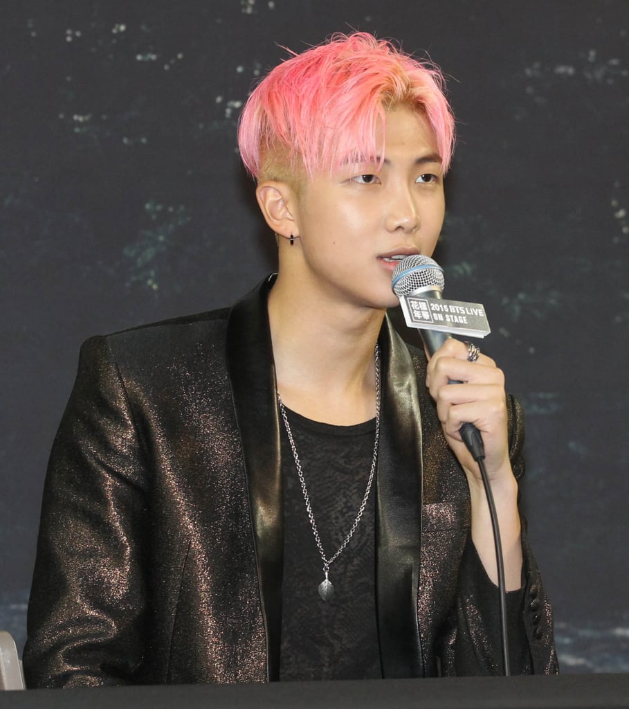 2015年RM的粉色发色