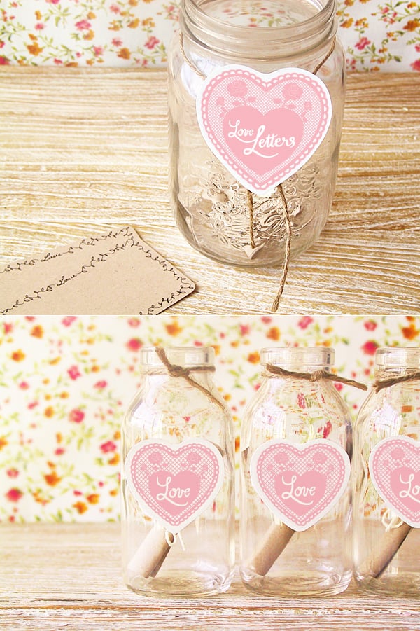 DIY Wedding Love Notes