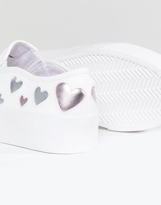 Asos Dream Boat Heart Sneakers